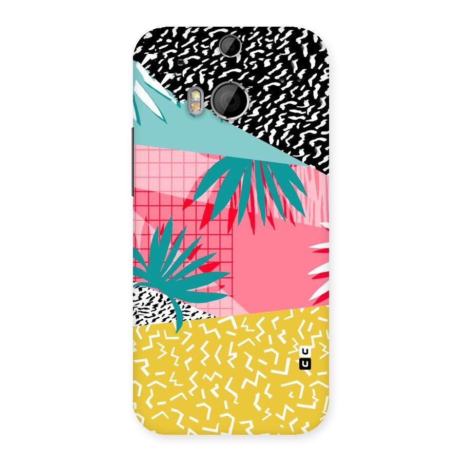 Abstract Grass Hues Back Case for HTC One M8