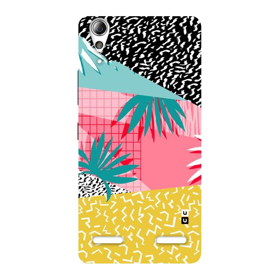 Abstract Grass Hues Back Case for Lenovo A6000 Plus