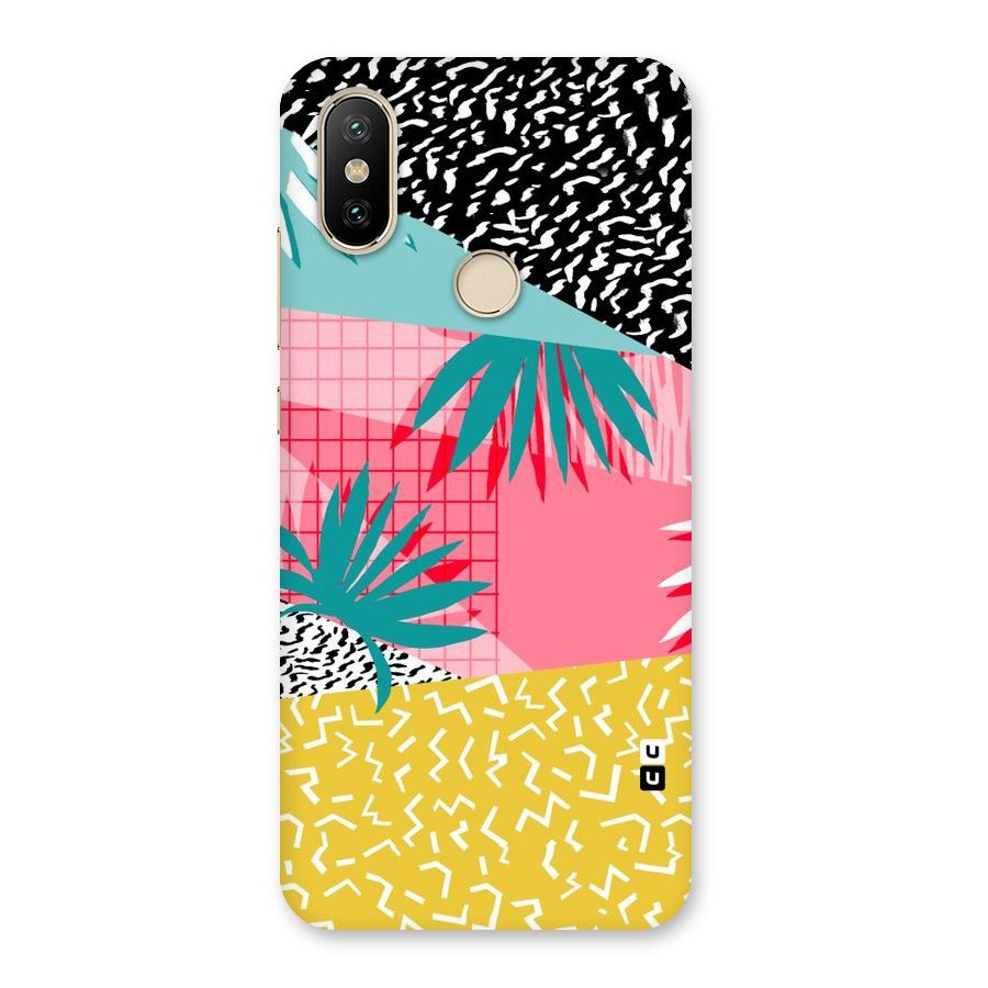 Abstract Grass Hues Back Case for Mi A2