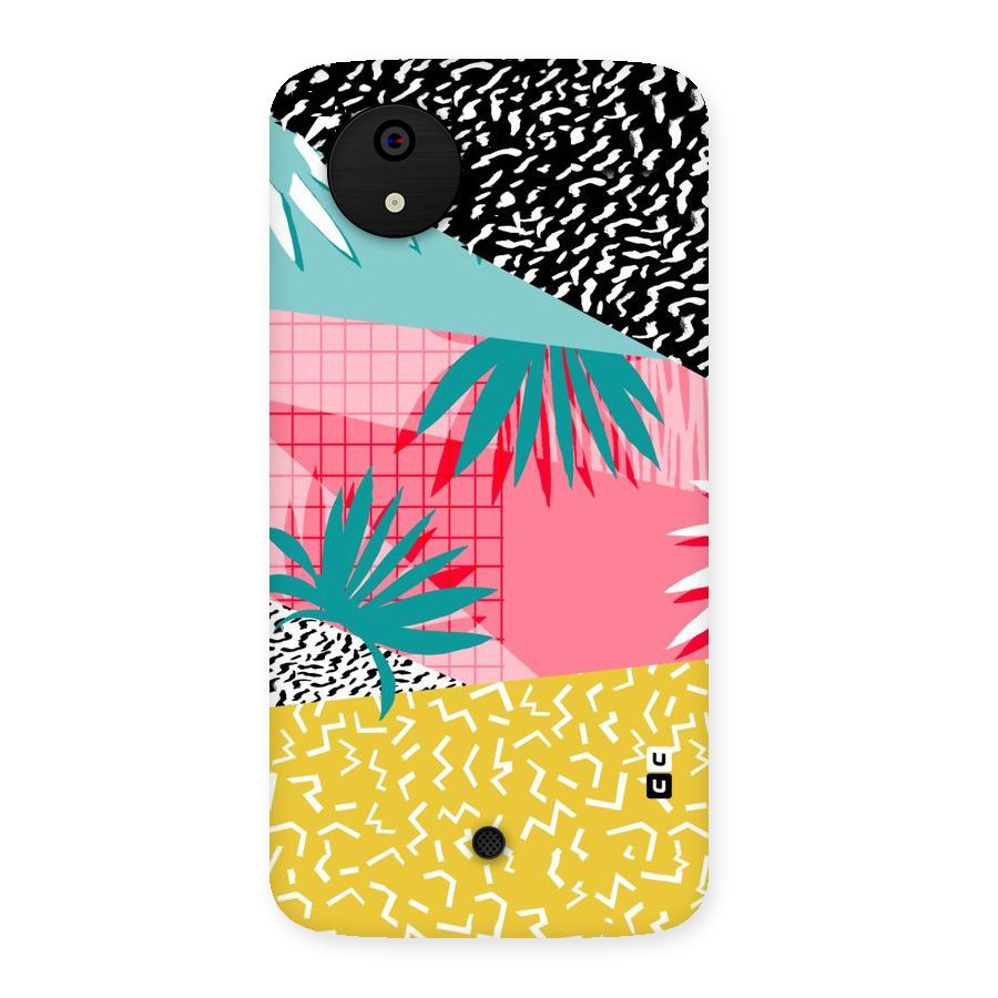 Abstract Grass Hues Back Case for Micromax Canvas A1