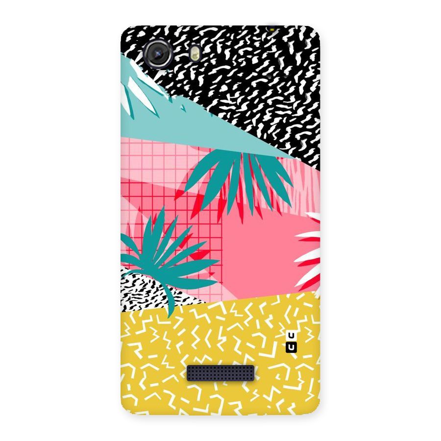 Abstract Grass Hues Back Case for Micromax Unite 3
