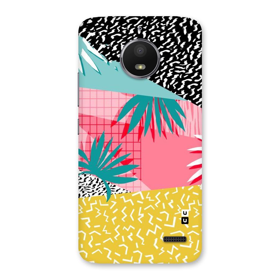 Abstract Grass Hues Back Case for Moto E4