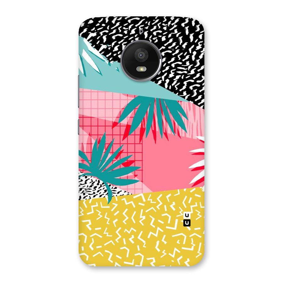 Abstract Grass Hues Back Case for Moto E4 Plus