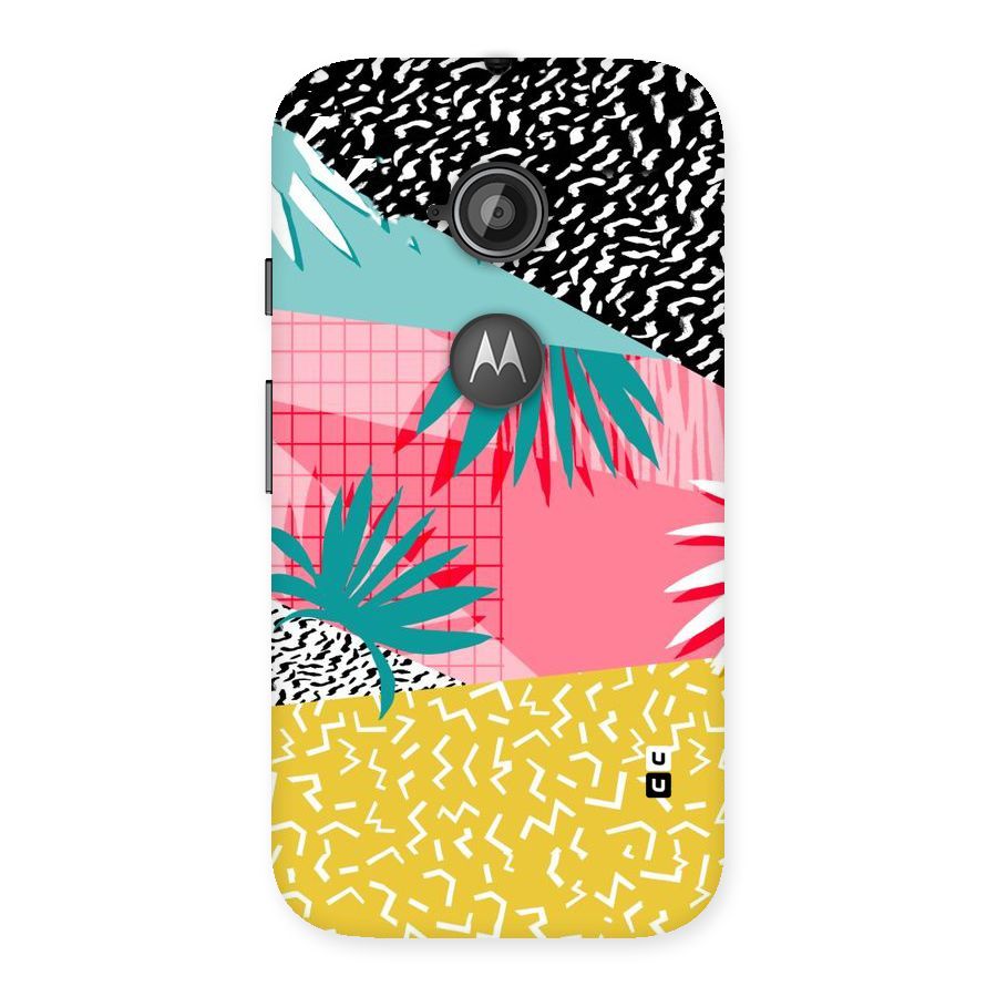 Abstract Grass Hues Back Case for Moto E 2nd Gen