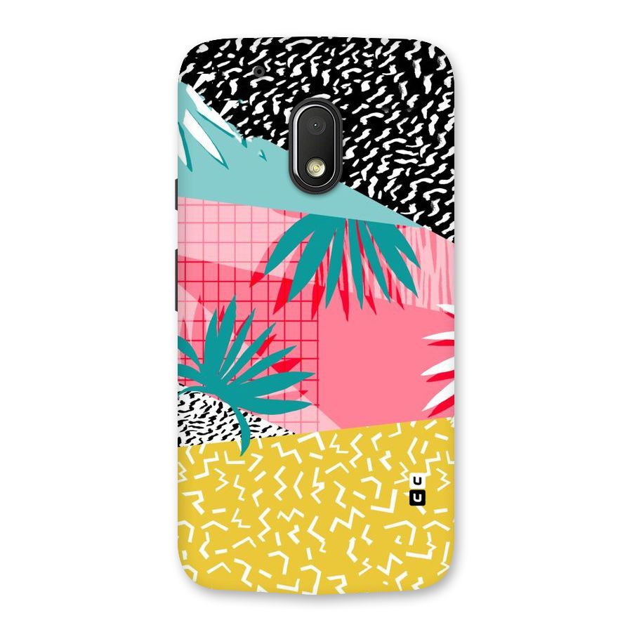 Abstract Grass Hues Back Case for Moto G4 Play