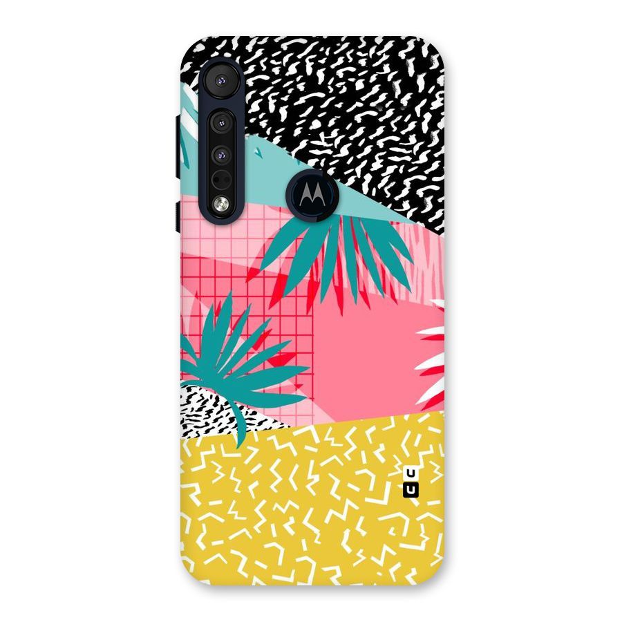 Abstract Grass Hues Back Case for Motorola One Macro