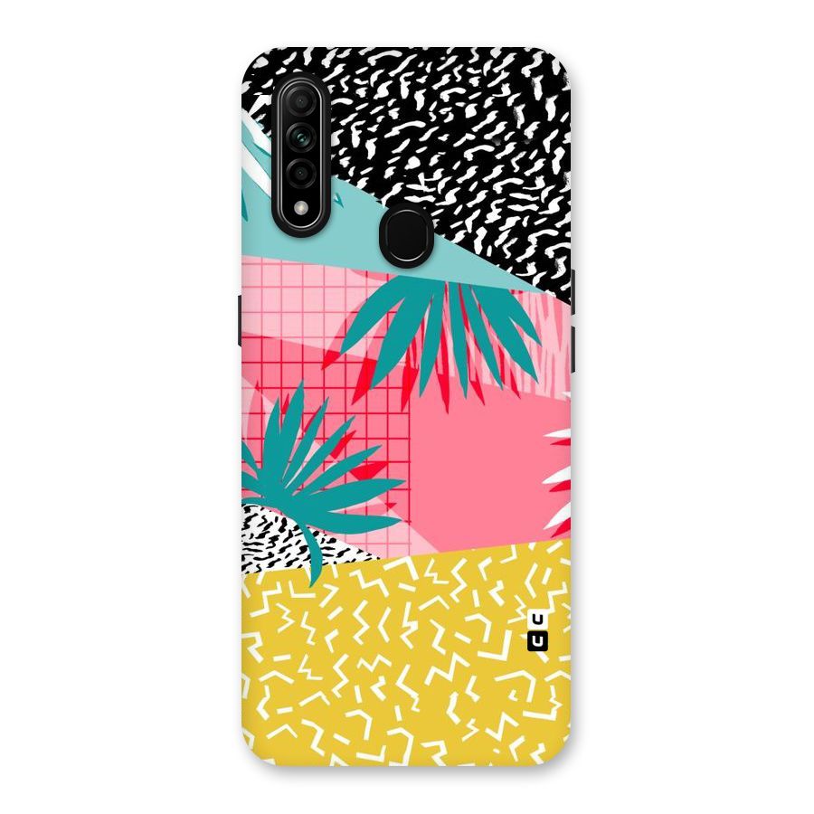 Abstract Grass Hues Back Case for Oppo A31