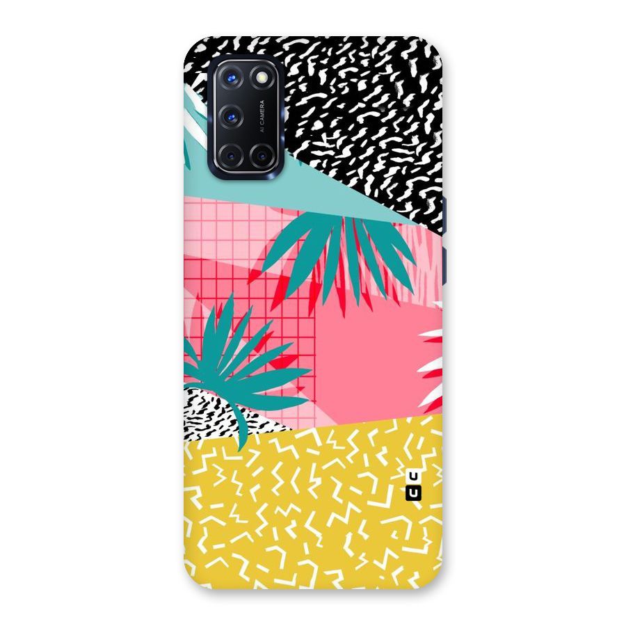Abstract Grass Hues Back Case for Oppo A52