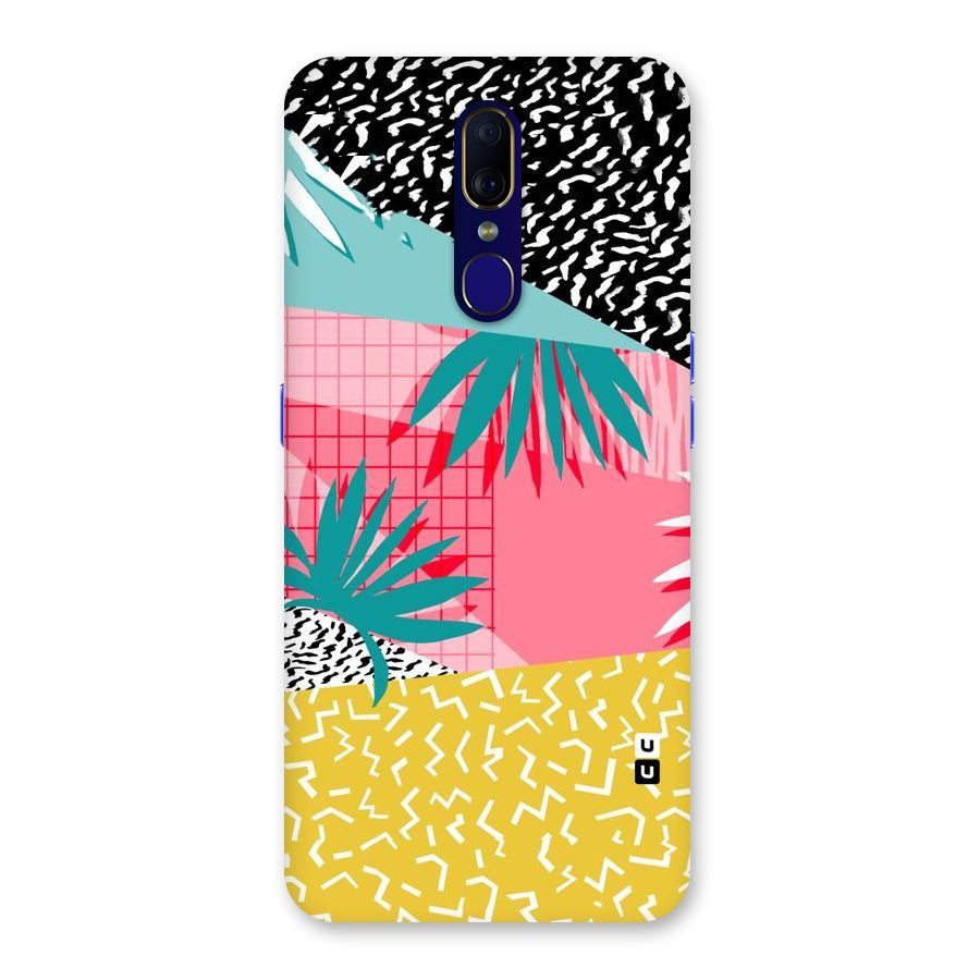 Abstract Grass Hues Back Case for Oppo A9