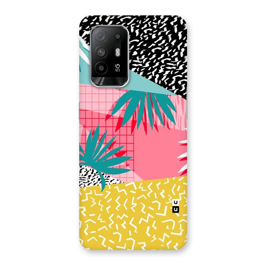 Abstract Grass Hues Back Case for Oppo F19 Pro Plus 5G