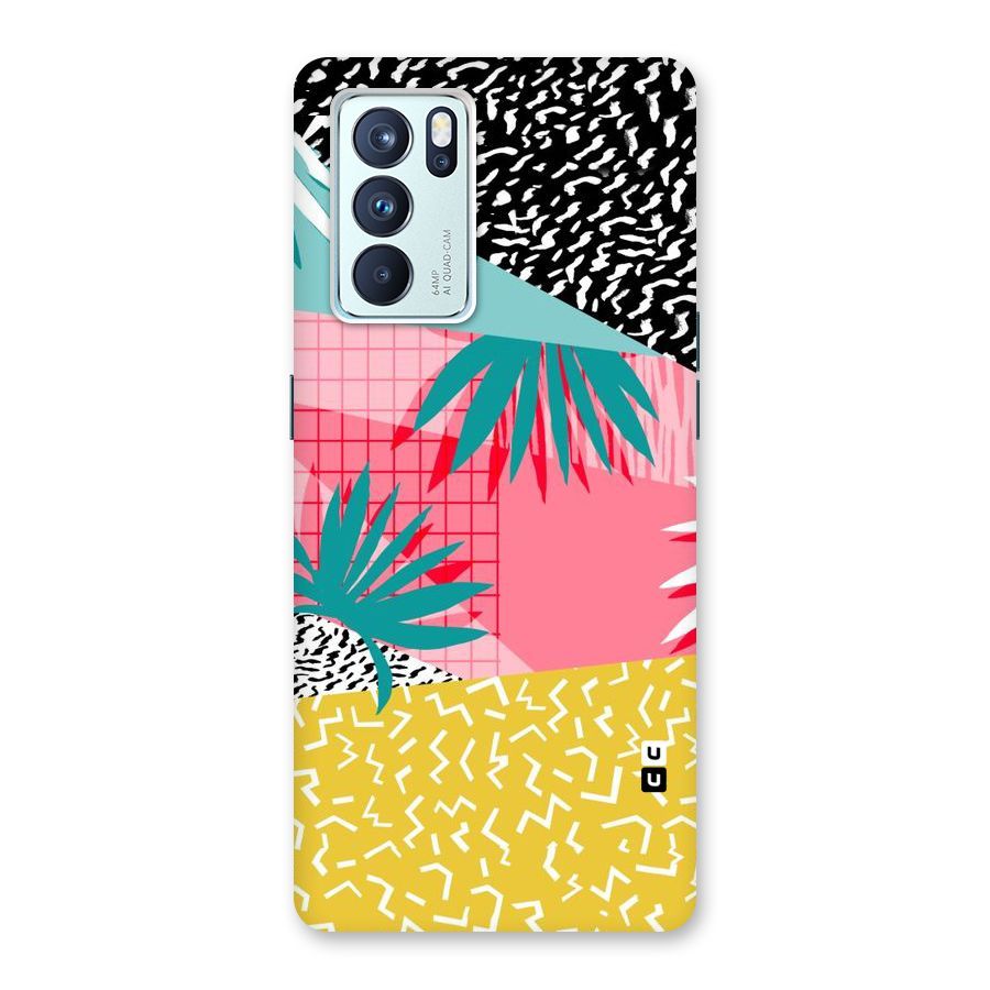Abstract Grass Hues Back Case for Oppo Reno6 Pro 5G