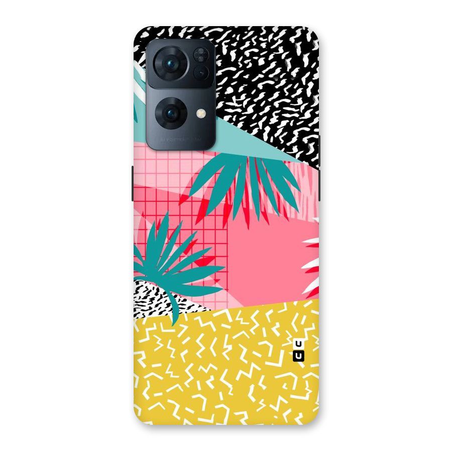 Abstract Grass Hues Back Case for Oppo Reno7 Pro 5G