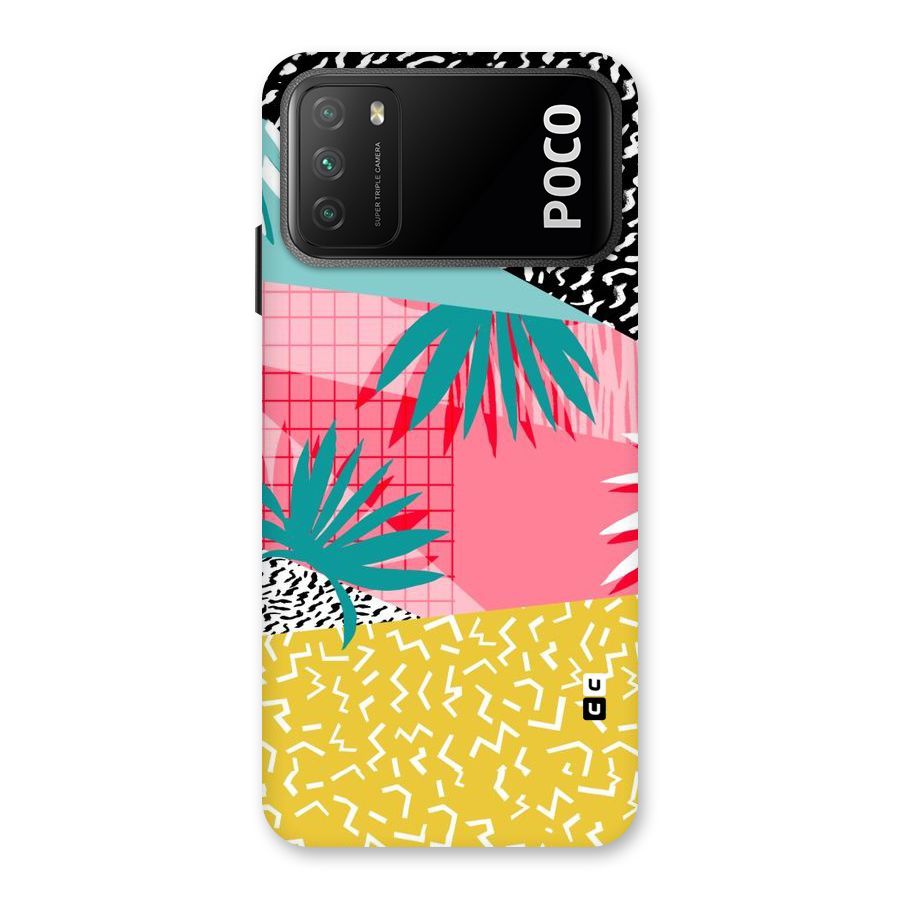 Abstract Grass Hues Back Case for Poco M3