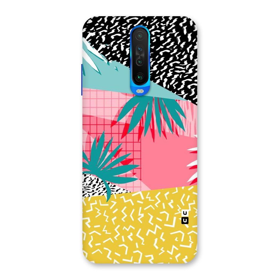 Abstract Grass Hues Back Case for Poco X2