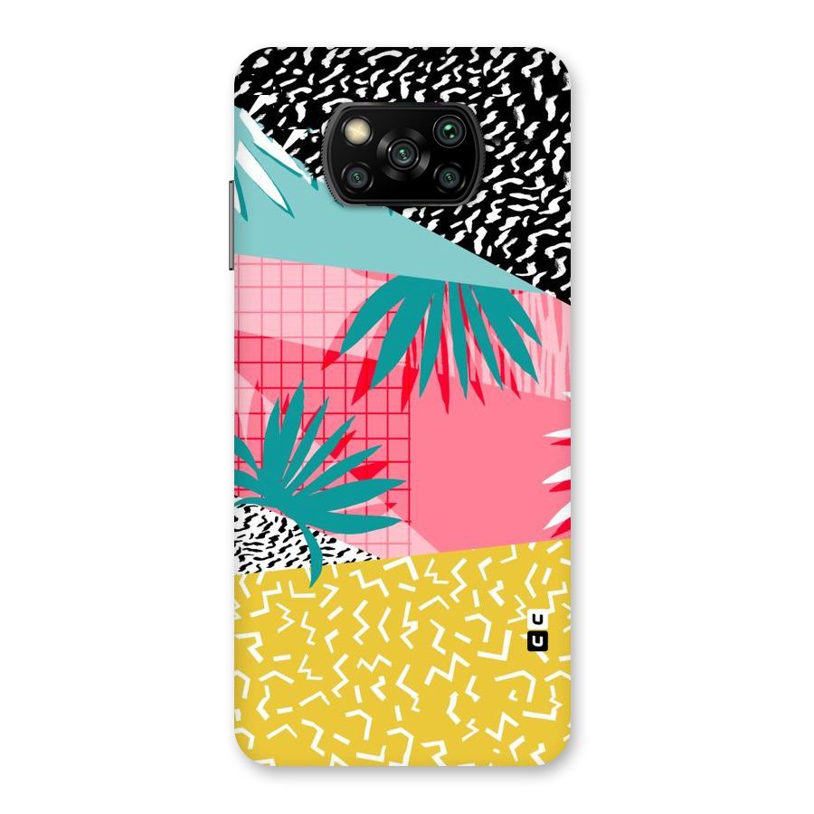 Abstract Grass Hues Back Case for Poco X3