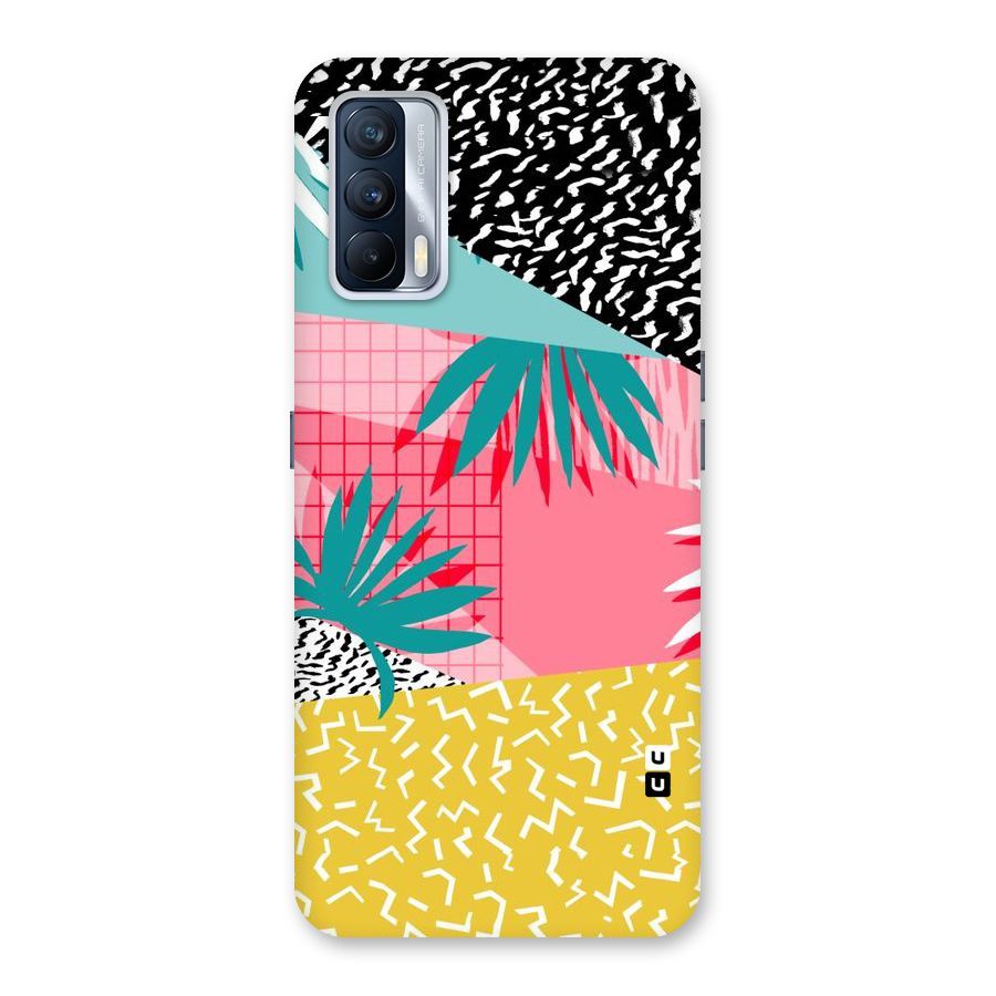 Abstract Grass Hues Back Case for Realme X7
