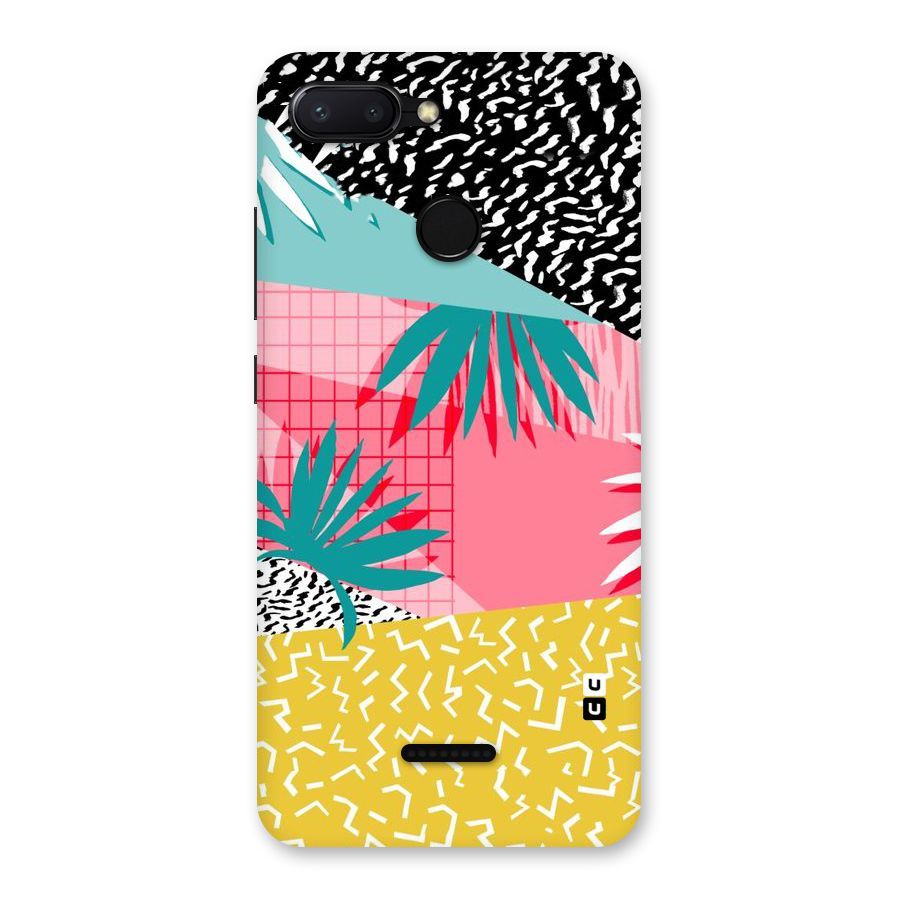 Abstract Grass Hues Back Case for Redmi 6