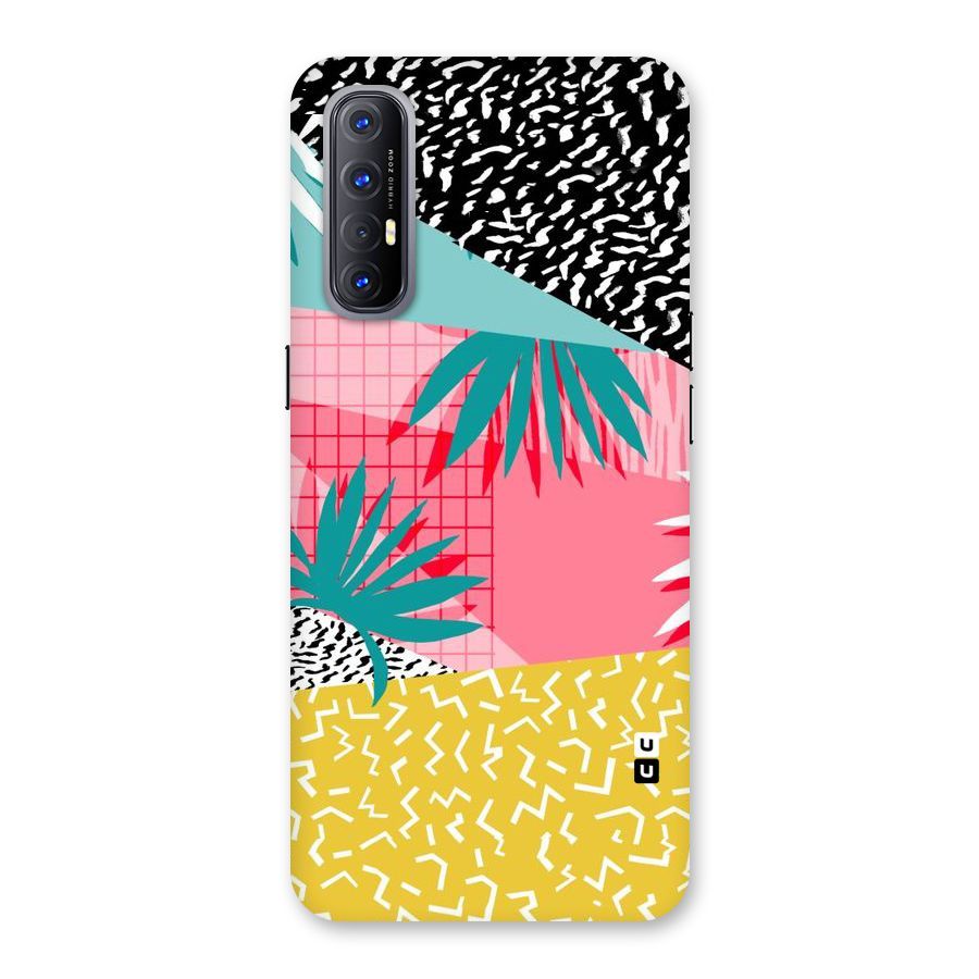 Abstract Grass Hues Back Case for Reno3 Pro