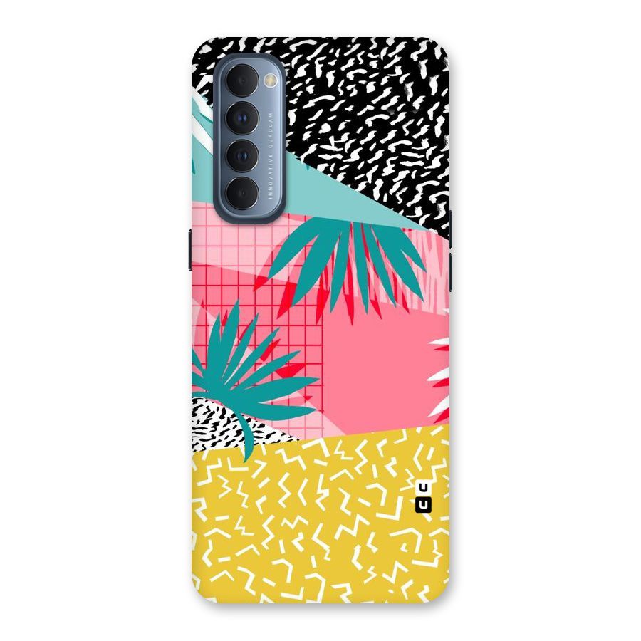 Abstract Grass Hues Back Case for Reno4 Pro