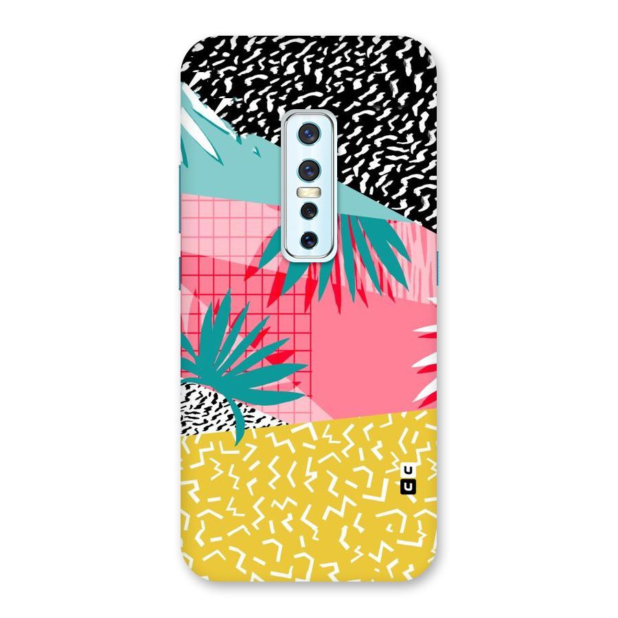 Abstract Grass Hues Back Case for Vivo V17 Pro