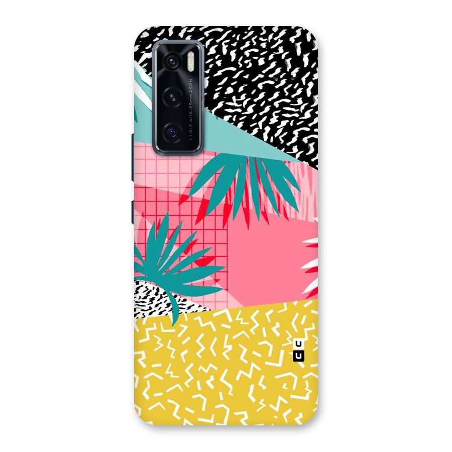 Abstract Grass Hues Back Case for Vivo V20 SE