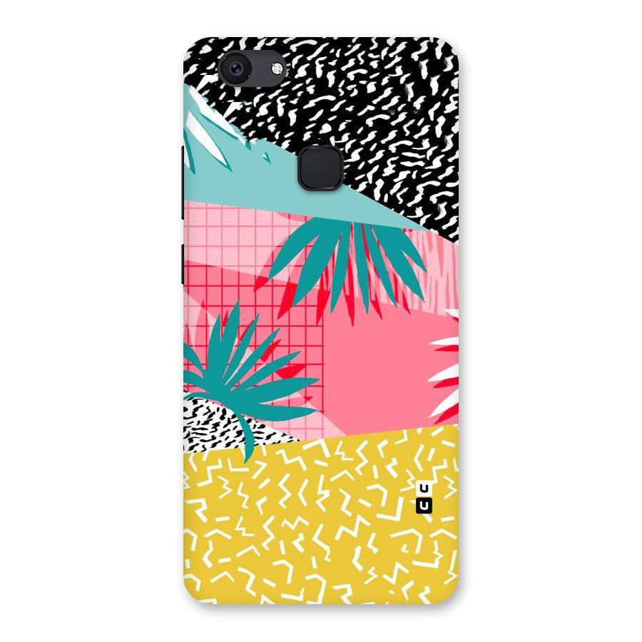 Abstract Grass Hues Back Case for Vivo V7 Plus