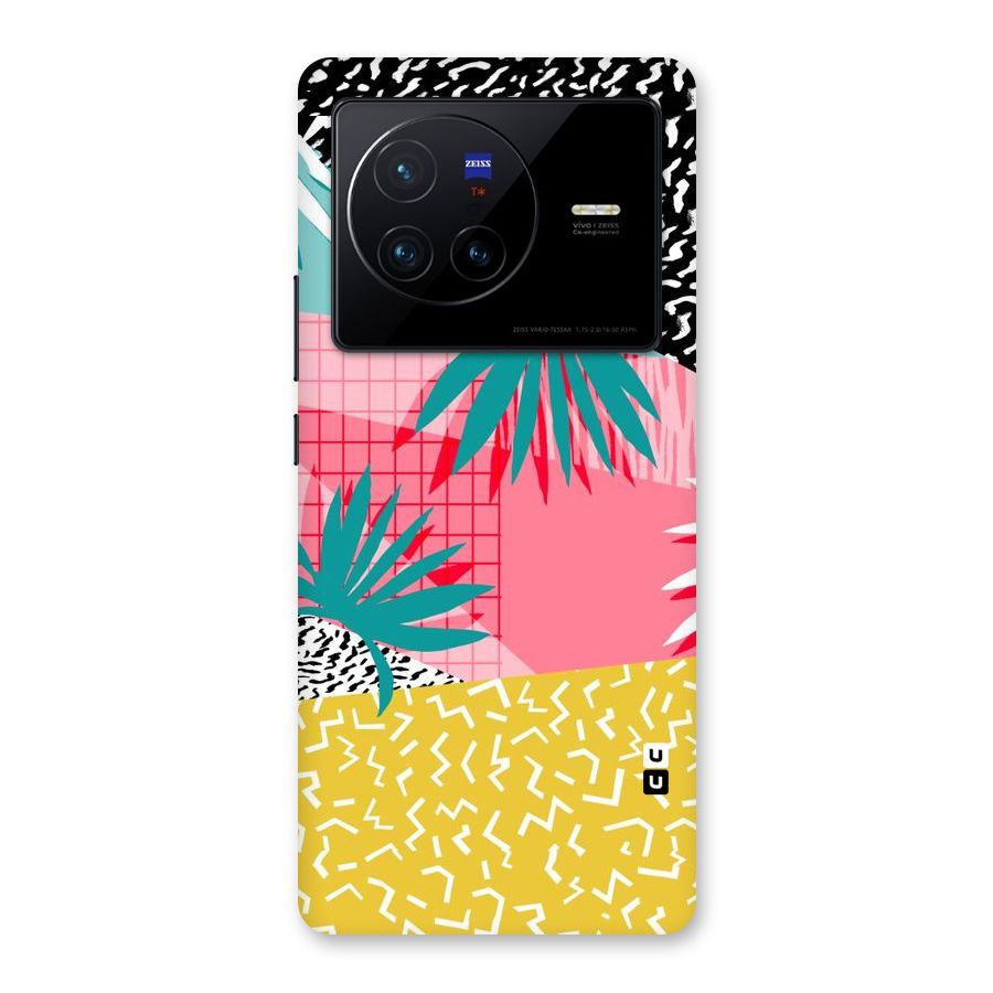 Abstract Grass Hues Back Case for Vivo X80