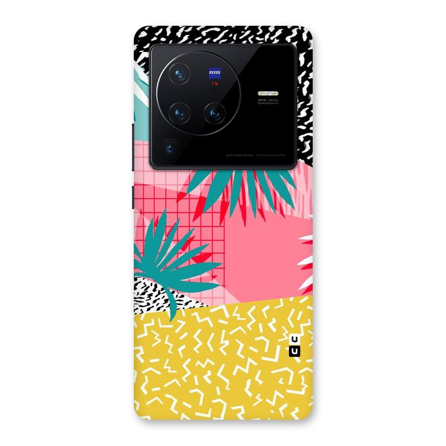 Abstract Grass Hues Back Case for Vivo X80 Pro