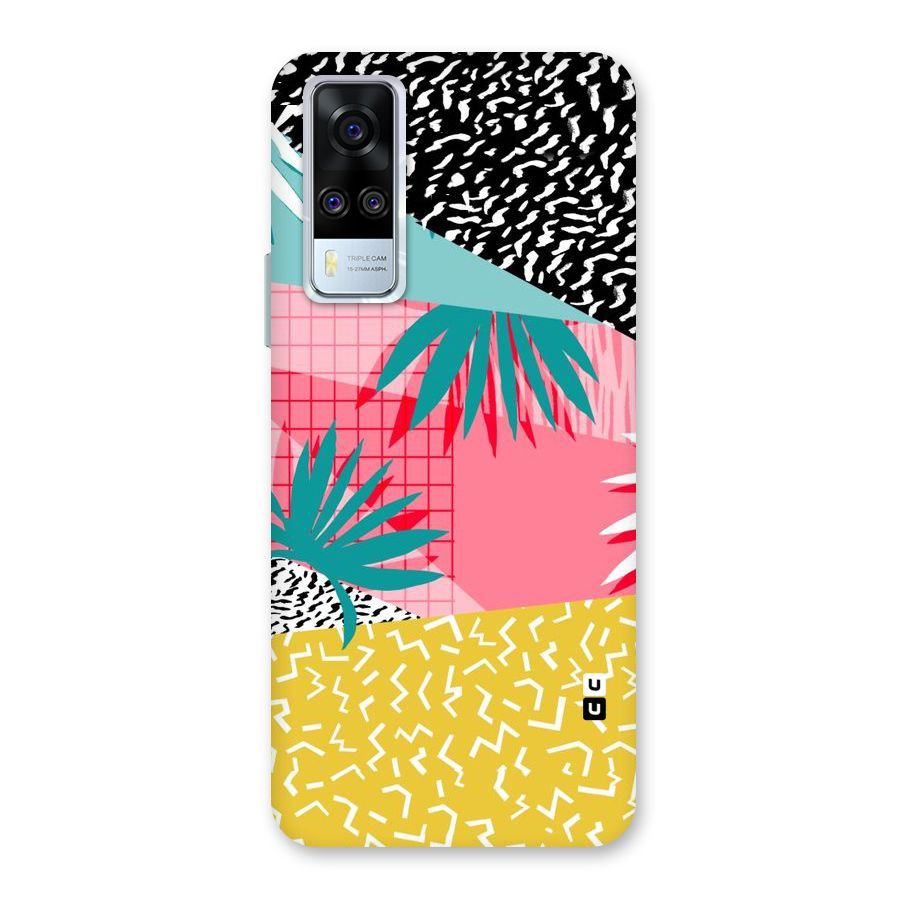 Abstract Grass Hues Back Case for Vivo Y31