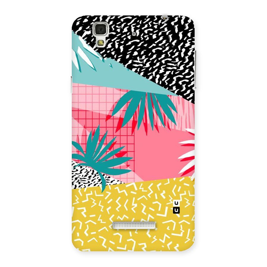 Abstract Grass Hues Back Case for Yu Yureka