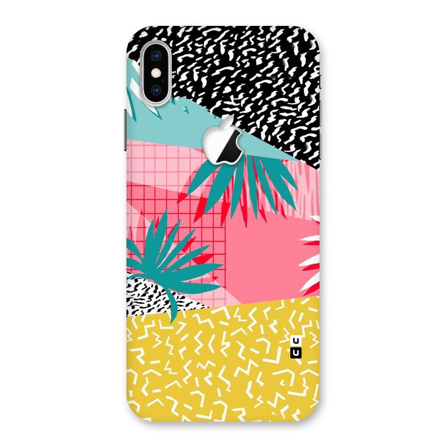 Abstract Grass Hues Back Case for iPhone XS Max Apple Cut