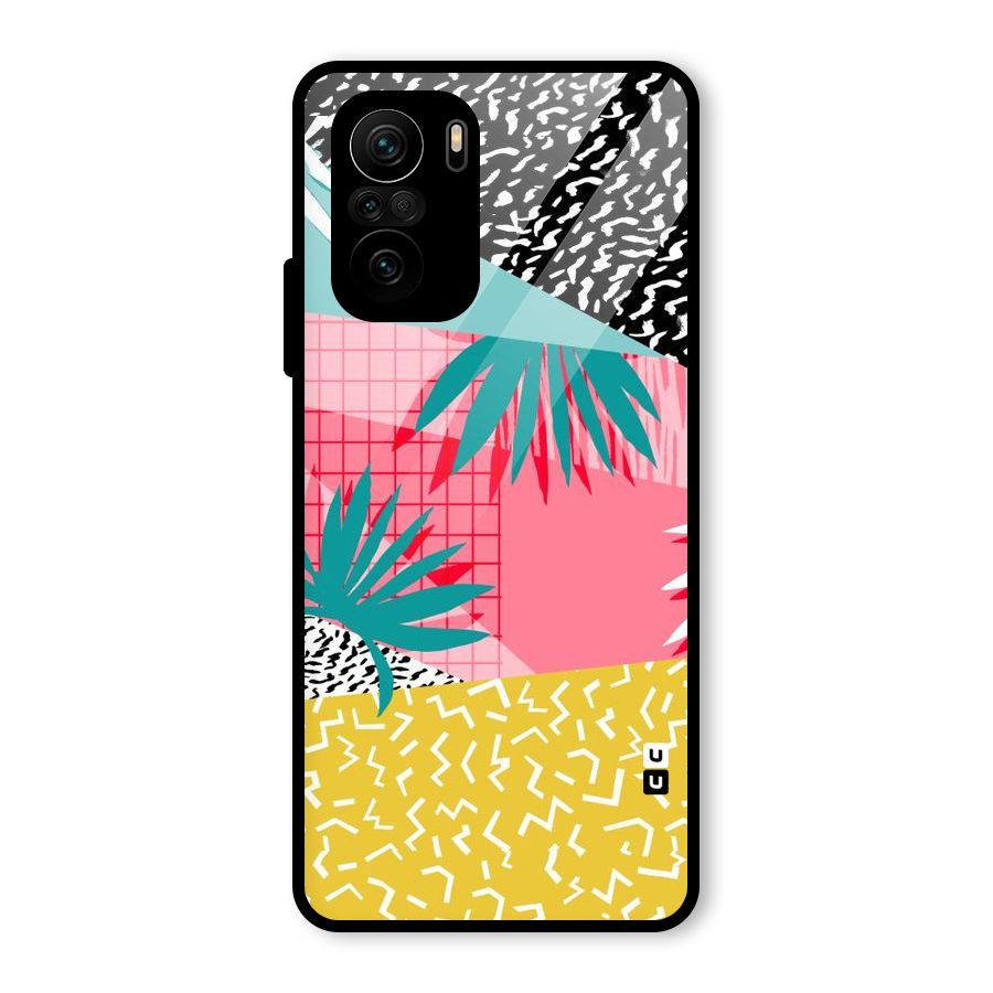 Abstract Grass Hues Glass Back Case for Mi 11x