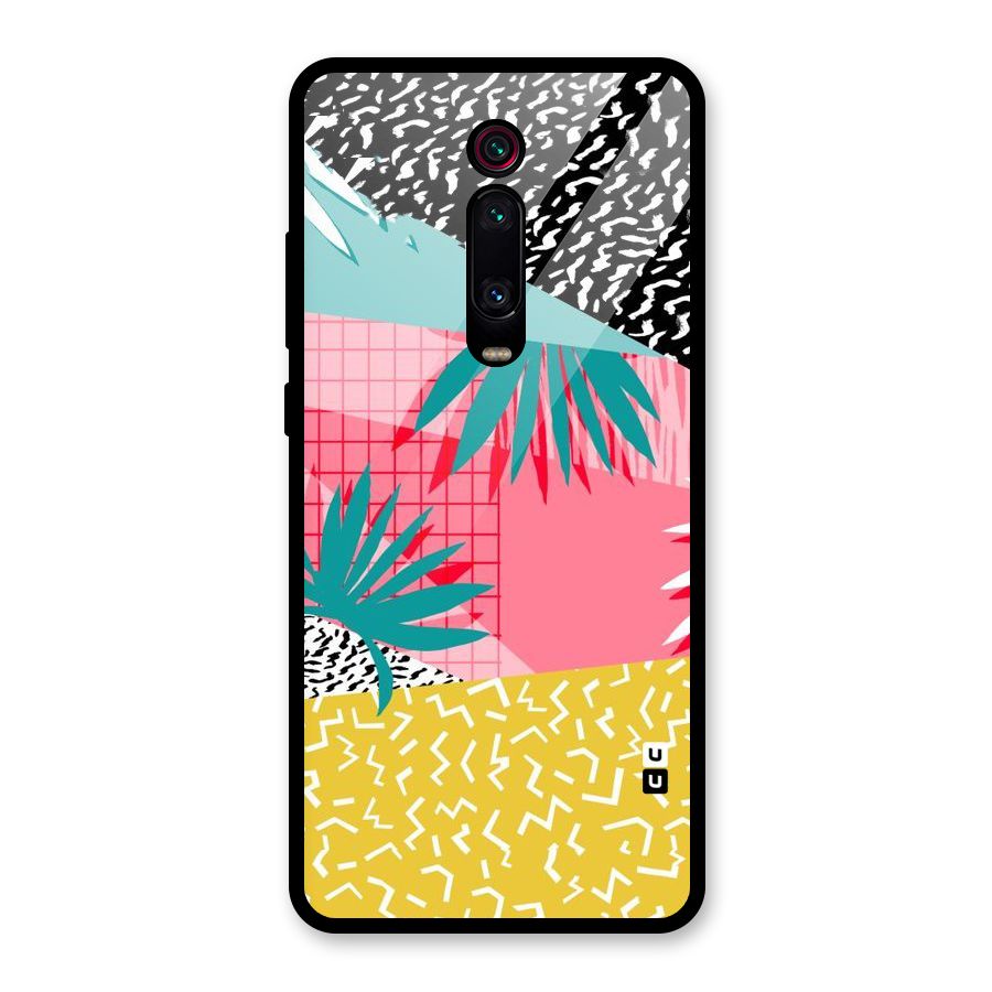 Abstract Grass Hues Glass Back Case for Redmi K20 Pro