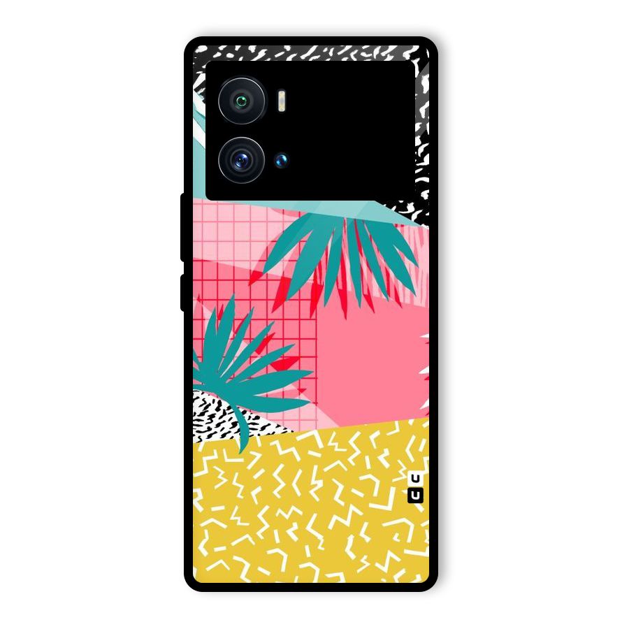 Abstract Grass Hues Glass Back Case for Vivo iQOO 9 Pro