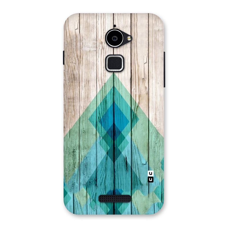 Abstract Green And Wood Back Case for Coolpad Note 3 Lite
