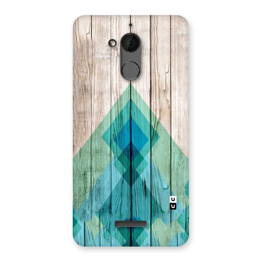 Abstract Green And Wood Back Case for Coolpad Note 5