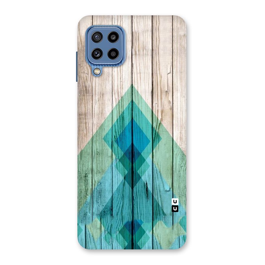 Abstract Green And Wood Back Case for Galaxy M32