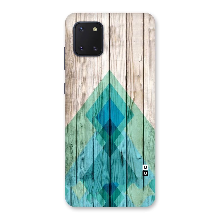 Abstract Green And Wood Back Case for Galaxy Note 10 Lite