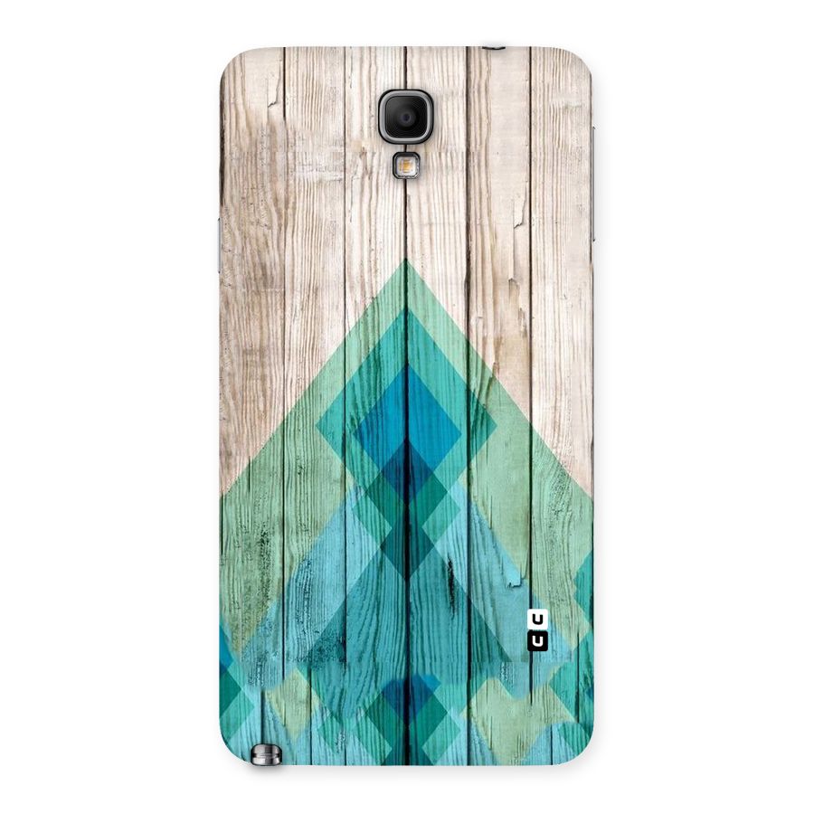 Abstract Green And Wood Back Case for Galaxy Note 3 Neo
