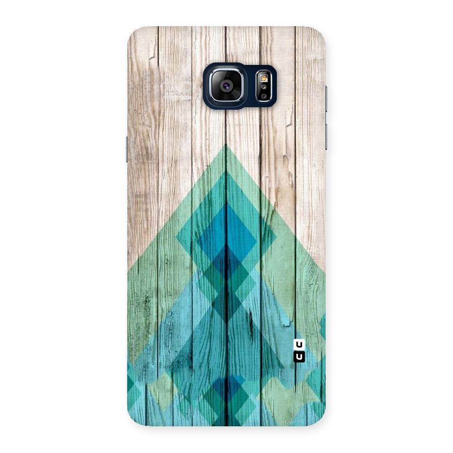 Abstract Green And Wood Back Case for Galaxy Note 5