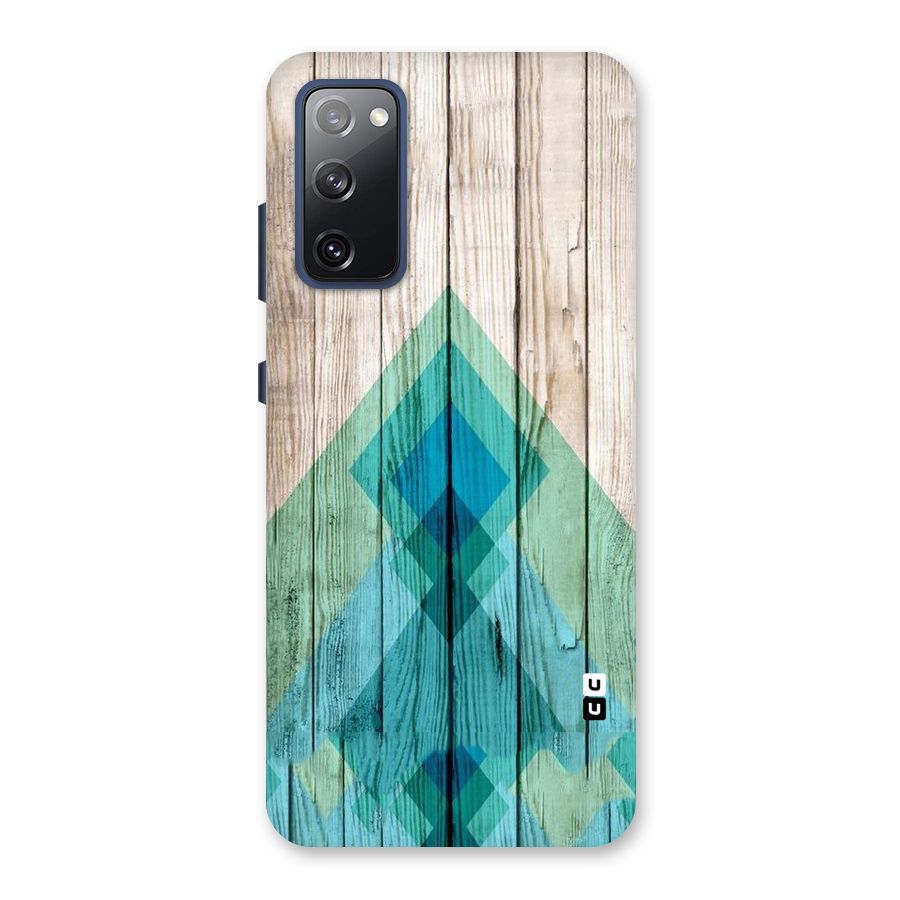 Abstract Green And Wood Back Case for Galaxy S20 FE