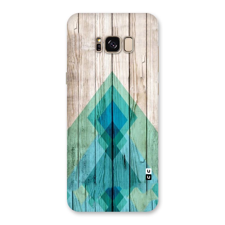 Abstract Green And Wood Back Case for Galaxy S8 Plus