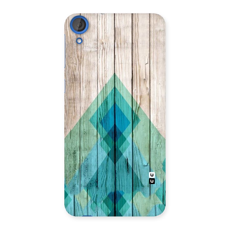 Abstract Green And Wood Back Case for HTC Desire 820