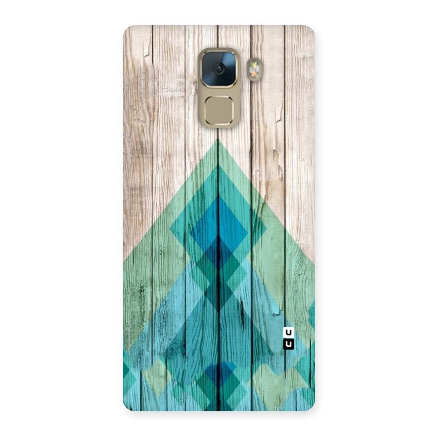 Abstract Green And Wood Back Case for Huawei Honor 7