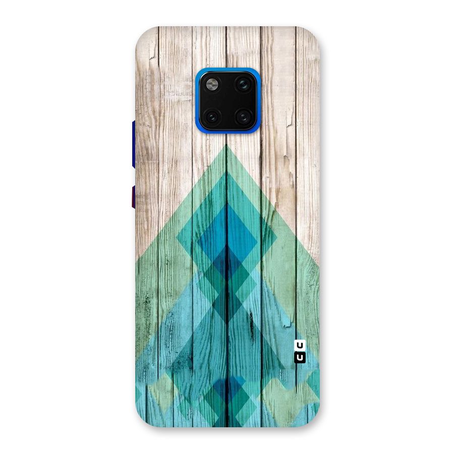 Abstract Green And Wood Back Case for Huawei Mate 20 Pro