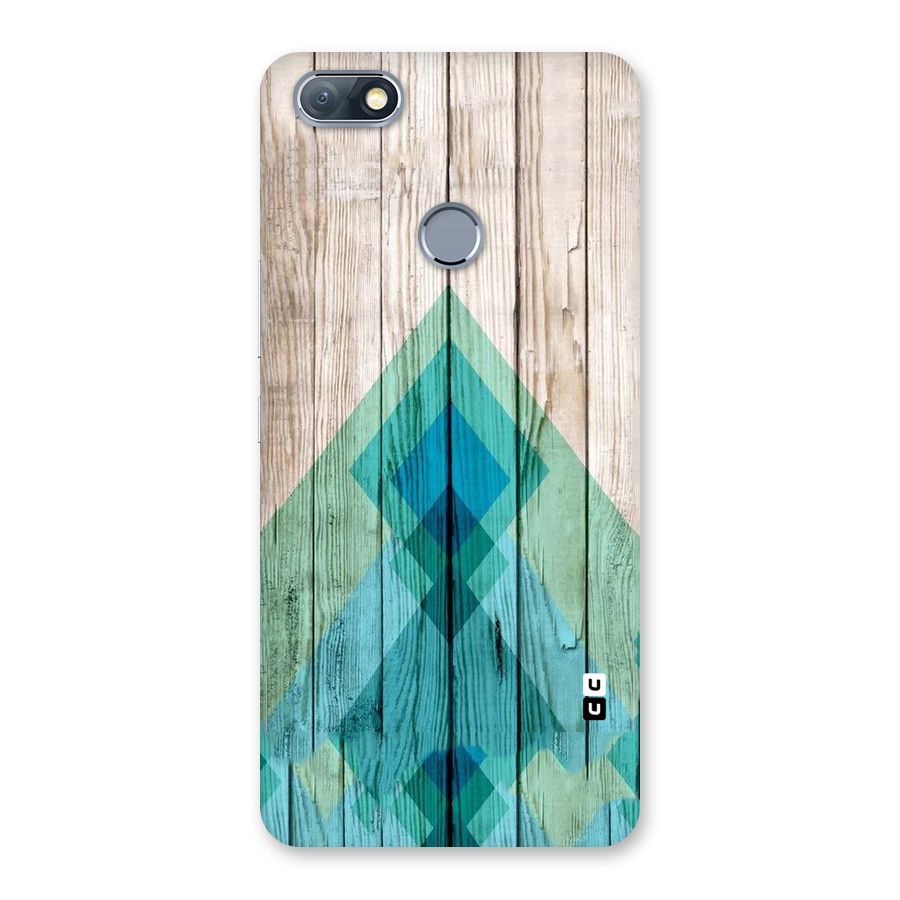 Abstract Green And Wood Back Case for Infinix Note 5