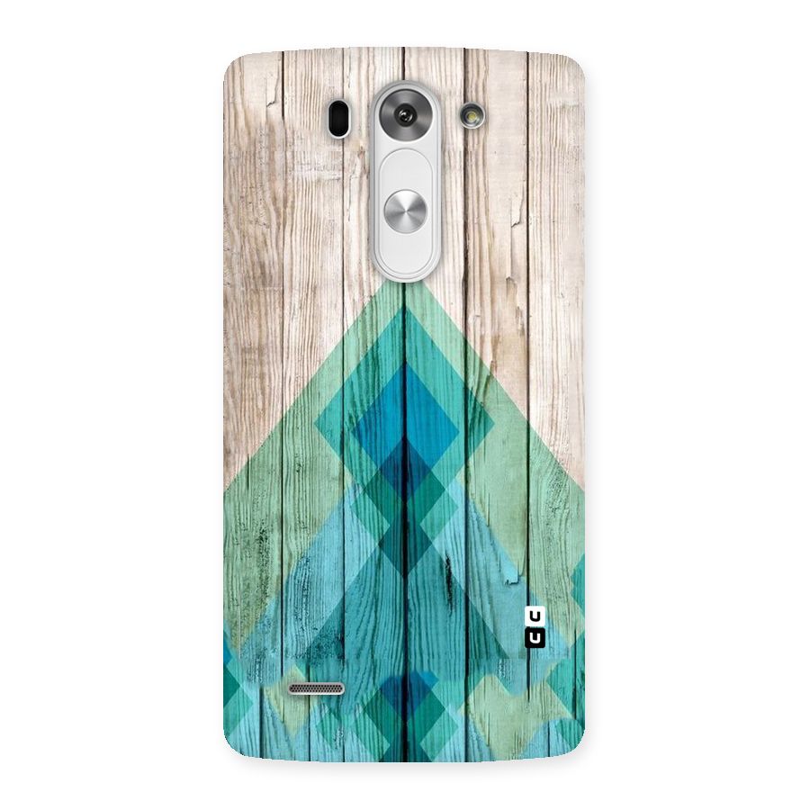 Abstract Green And Wood Back Case for LG G3 Mini