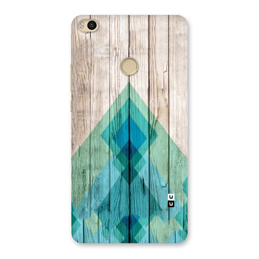 Abstract Green And Wood Back Case for Mi Max 2