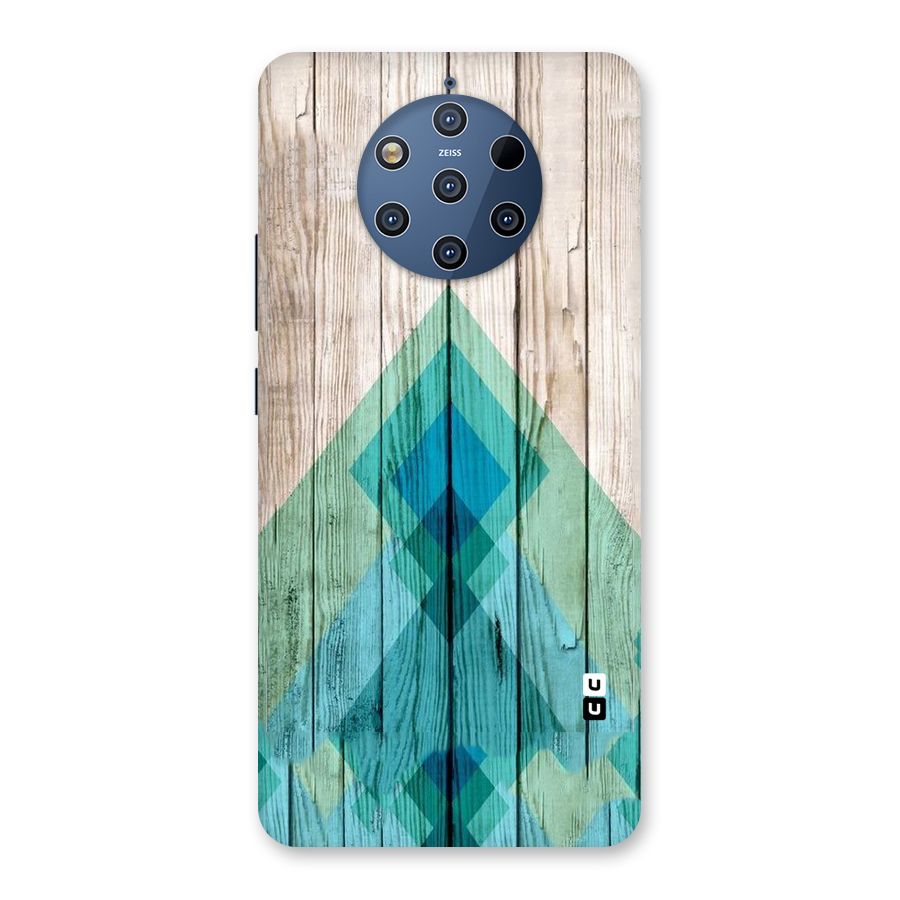 Abstract Green And Wood Back Case for Nokia 9 PureView