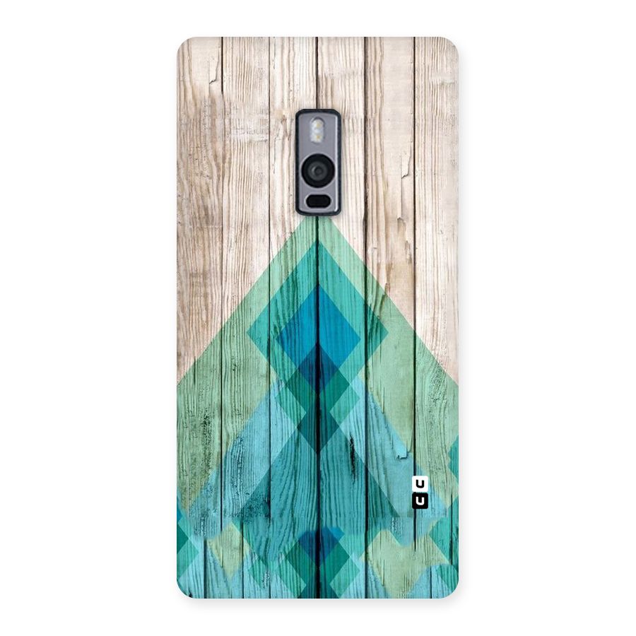 Abstract Green And Wood Back Case for OnePlus Two